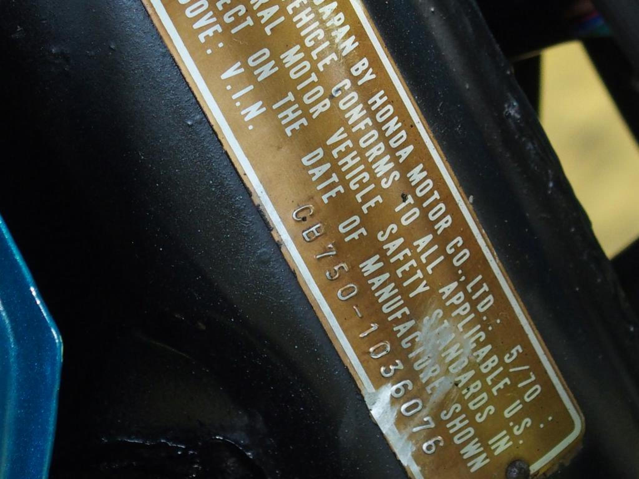 ホンダ・HONDA CB750K0 写真11